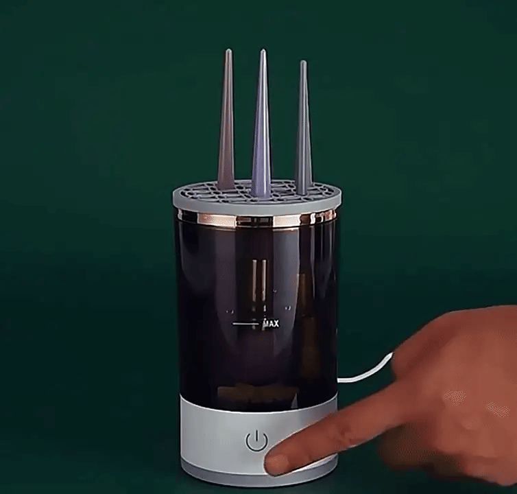 Darziq electric makeup brush cleaner device for easy, hygienic cleaning of makeup brushes in health and beauty collection