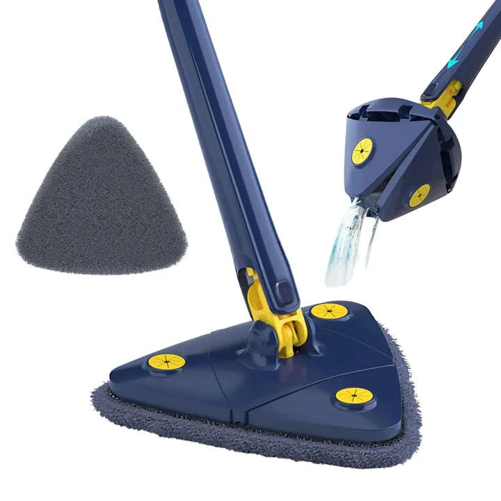 Darziq 360 rotating adjustable mop for home cleaning, featuring a flexible head and ergonomic handle for easy floor mopping.