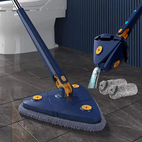 Darziq 360 rotating adjustable mop with ergonomic handle for easy cleaning in home and kitchen.