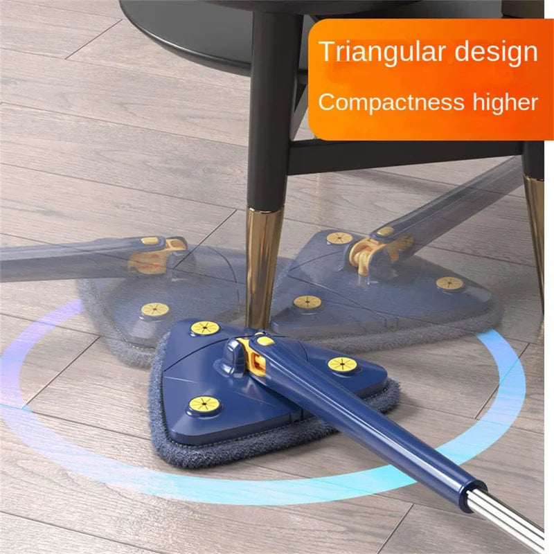 Darziq 360 rotating adjustable mop with ergonomic handle for easy cleaning in home and kitchen environments.
