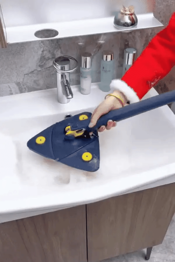 Darziq 360 rotating adjustable mop for home cleaning, featuring a ergonomic handle and adjustable length for easy use.