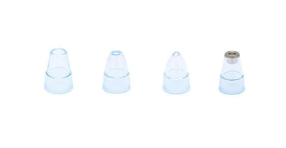Darziq Acne Blackhead Suction Remover in black with a sleek handle and suction tip, used for facial pore cleaning and blackhead removal.