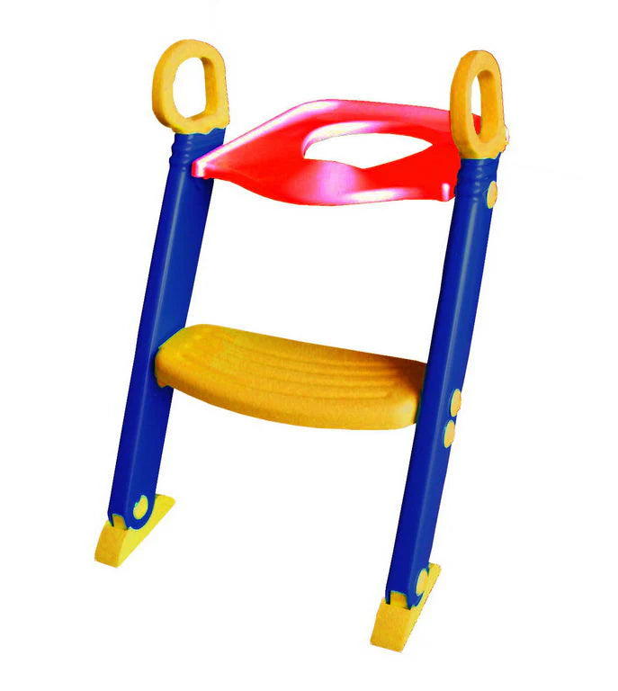 Darziq children toilet ladder with sturdy steps for safe, easy potty training in the home and bathroom setting.