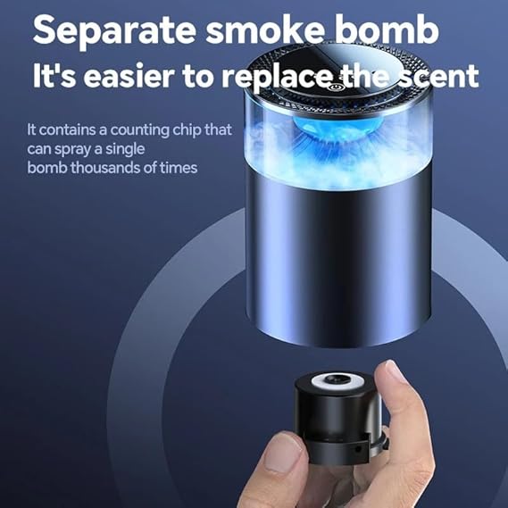 Darziq LED Cloud Mist Aromatherapy Diffuser for cars, featuring a sleek design and soothing mist for relaxation.