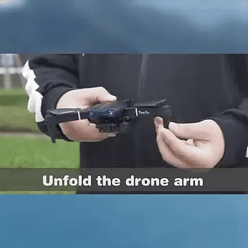 Darziq E99 Drone Camera with sleek design, featuring camera lens and propellers for aerial photography and videography.