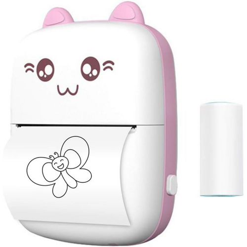 Mini Portable Thermal Printer by Darziq, compact gadget for printing receipts or labels, with sleek design and easy-to-use interface.