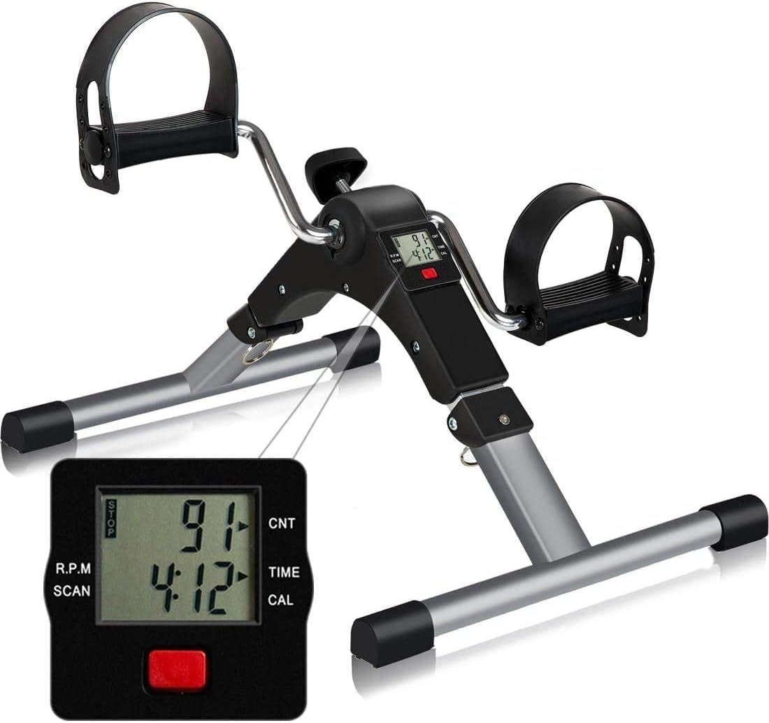 Darziq arm and leg pedal exerciser for fitness and physical therapy, with adjustable resistance for full-body workout.