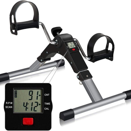 Darziq arm and leg pedal exerciser for fitness and physical therapy, with adjustable resistance for full-body workout.