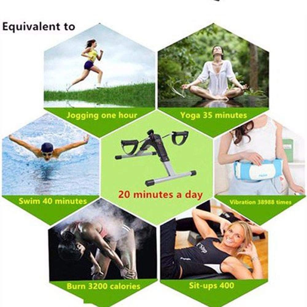 Darziq Arm and Leg Pedal Exerciser for fitness, featuring adjustable pedals and compact design for health and beauty workouts.
