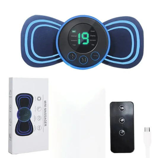 Darziq cordless mini massager for neck, shoulder, back, and leg relief, compact health and beauty device with massage heads