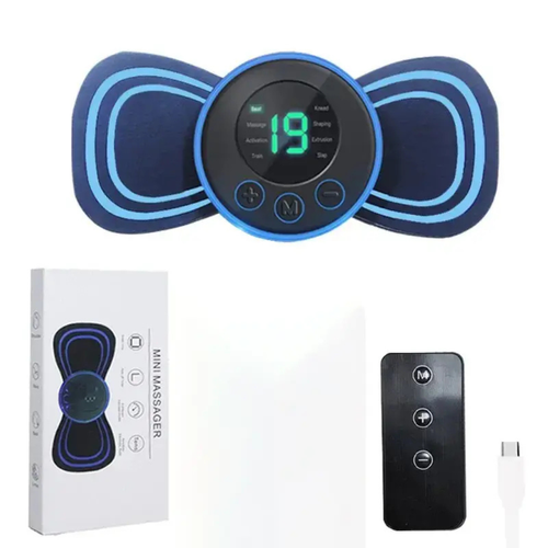 Darziq cordless mini massager for neck, shoulder, back, and leg relief, compact health and beauty device with massage heads