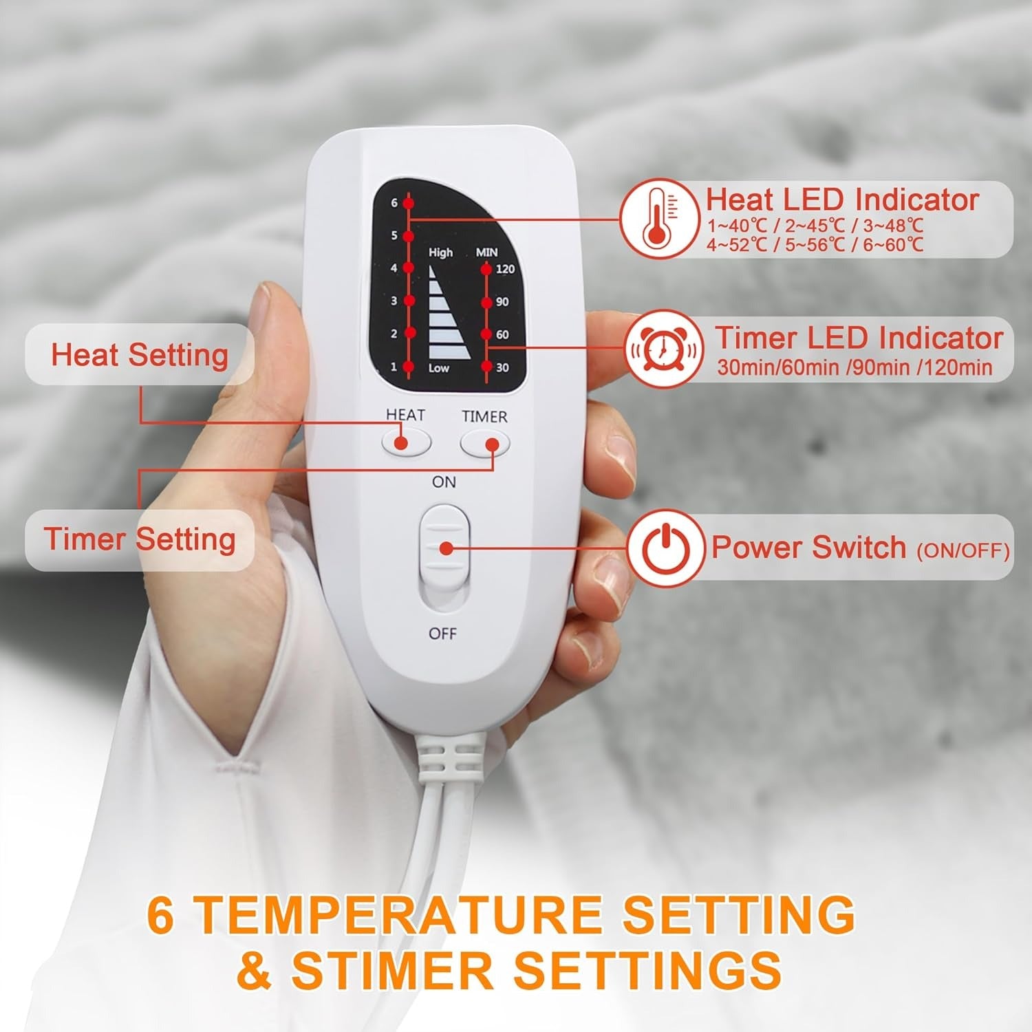 Darziq heating pad for health and beauty, shown in a relaxed setting with the pad ready for use on a person's back.