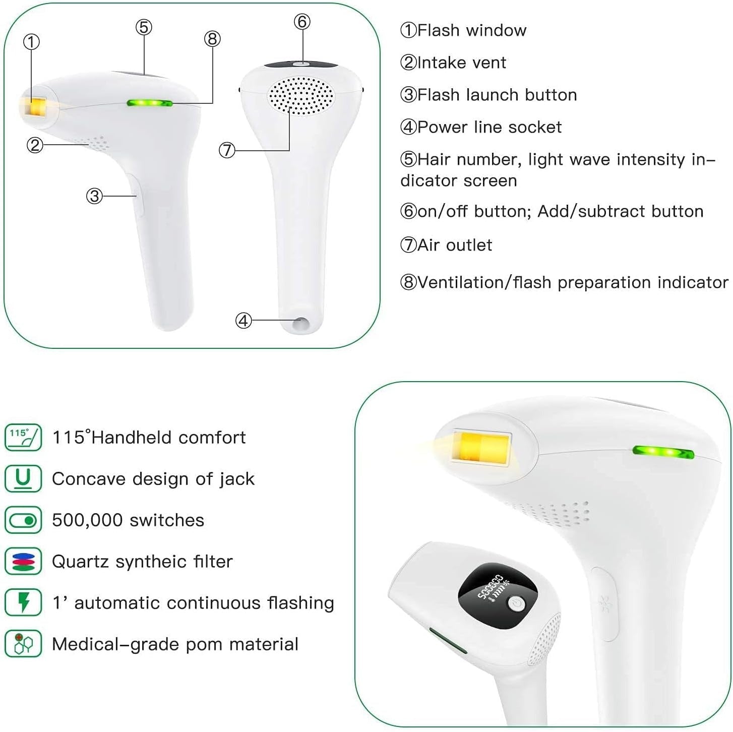 Darziq IPL Hair Removal System for effective at-home hair removal in health and beauty.