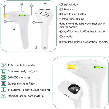 Darziq IPL Hair Removal System for effective at-home hair removal in health and beauty.