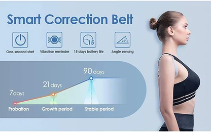 Darziq smart adjustable posture corrector supporting proper back alignment and improved posture.