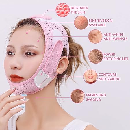 Darziq V Shape Face Slimming Strap for facial contouring and toning in health and beauty.