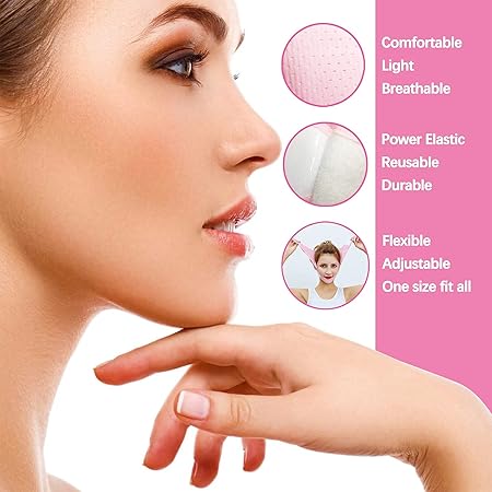 Darziq V Shape Face Slimming Strap showing adjustable strap and ergonomic design for facial contouring and slimming.