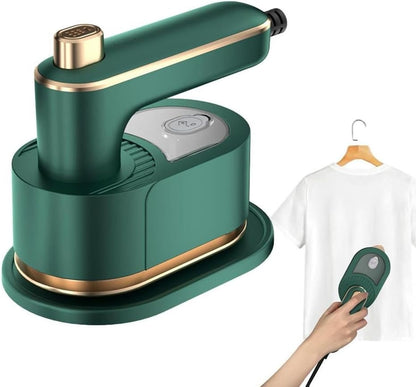 Darziq 3-in-1 mini steam iron for home and kitchen use, featuring a compact design and versatile steaming capabilities.