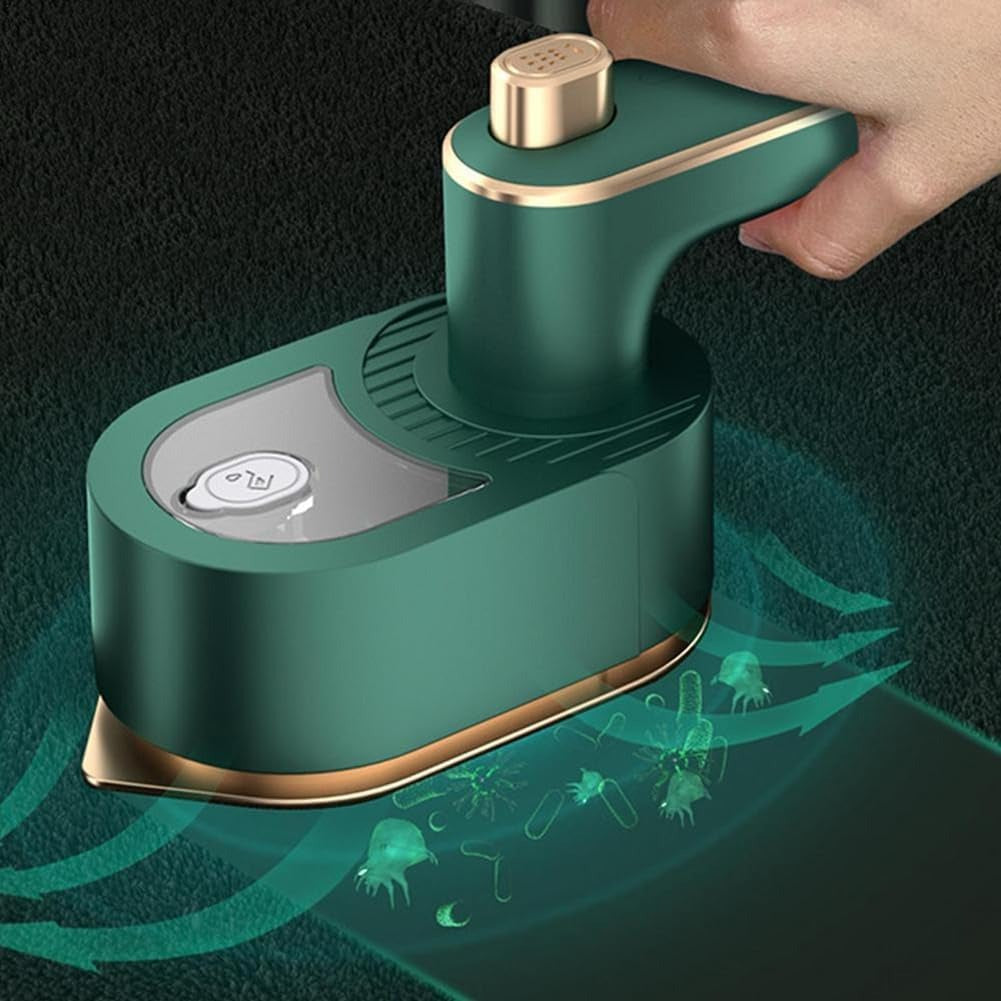 Darziq 3-in-1 mini steam iron for home and kitchen, compact design with steam and dry ironing features.