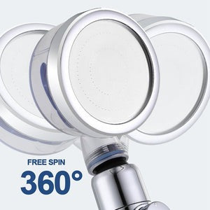 Darziq high pressure shower head for home and kitchen use, featuring a sleek design and powerful water flow.