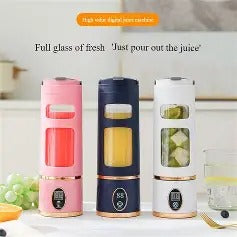 Darziq Juice Cup HP-880 for home and kitchen use, clear plastic with a lid and measurement markings visible