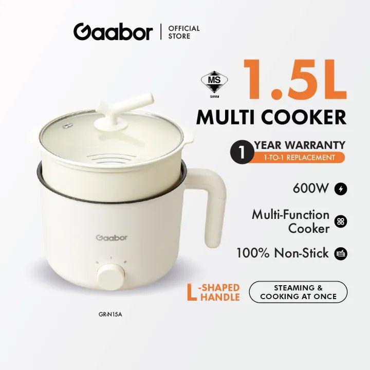 Darziq 1.2L multi cooker for home and kitchen use, featuring a compact design with multiple cooking functions.
