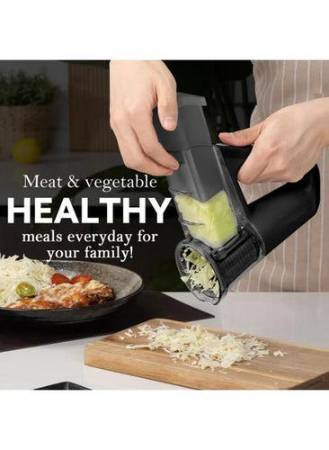 Darziq multi-functional electric handheld food chopper for home and kitchen use, with stainless steel blades and compact design.