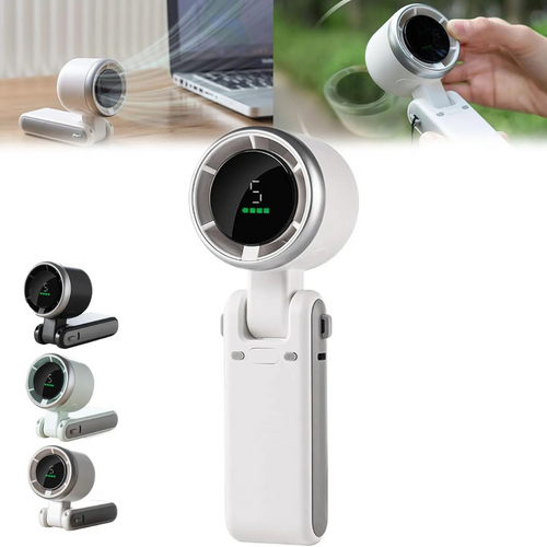 Darziq pocket-sized AC level fan for home and kitchen, compact portable fan with adjustable settings and ergonomic design.