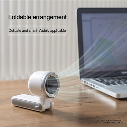 Darziq pocket-sized AC level fan for home and kitchen, compact portable fan with adjustable settings and lightweight design.