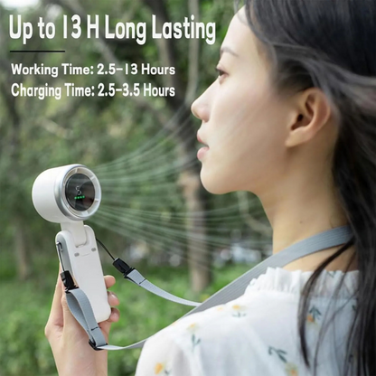 Darziq pocket-sized AC level fan for home and kitchen, compact portable fan with adjustable settings, lightweight and easy to use