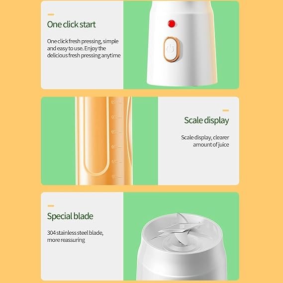 Darziq portable blender for shakes and juice, compact kitchen appliance with blending jar and control buttons.