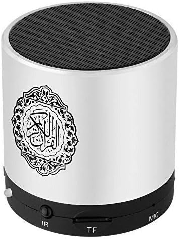 Portable Darziq Quran speaker for home and kitchen, compact device with Quran recitation playback and sleek design.