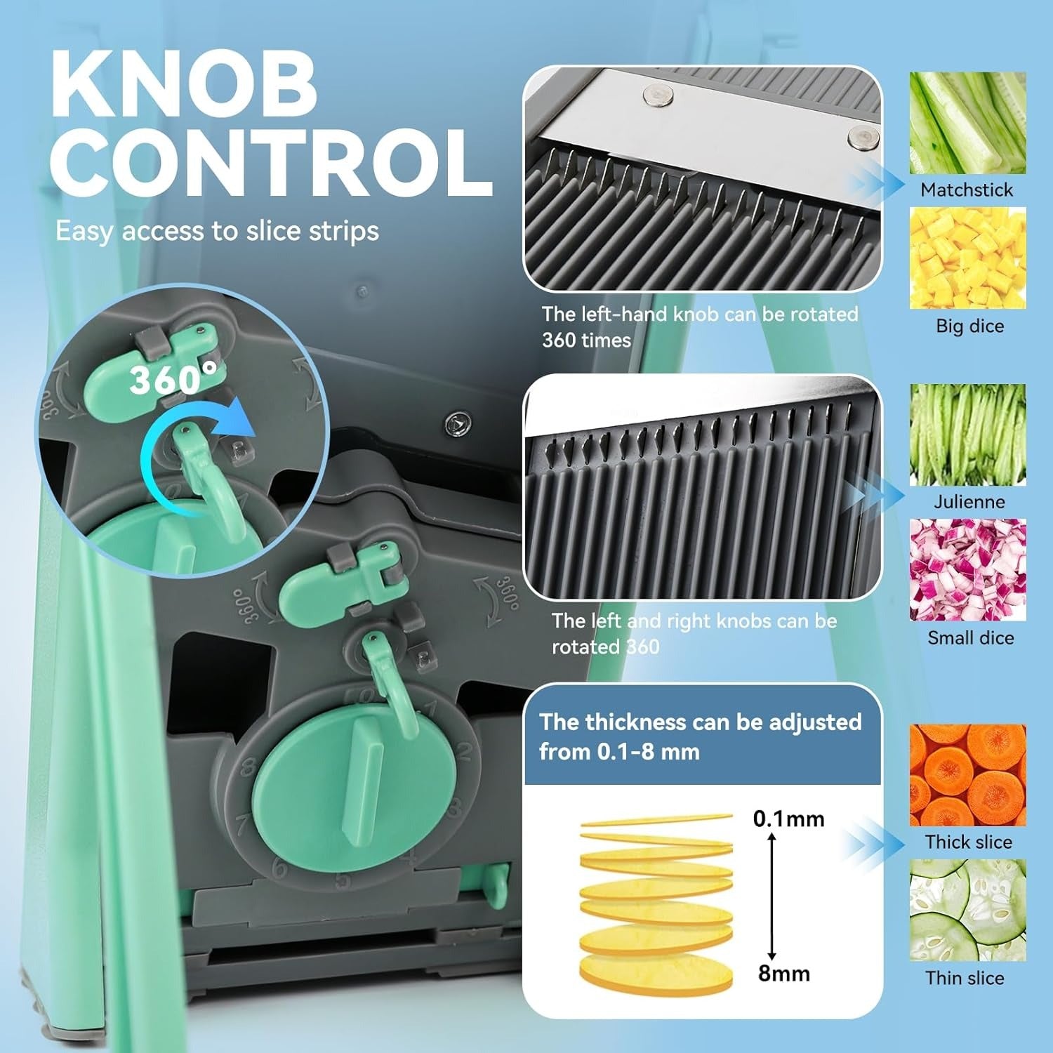 Darziq vegetable chopper and food slicer for easy kitchen prep, featuring sharp blades and compact design.