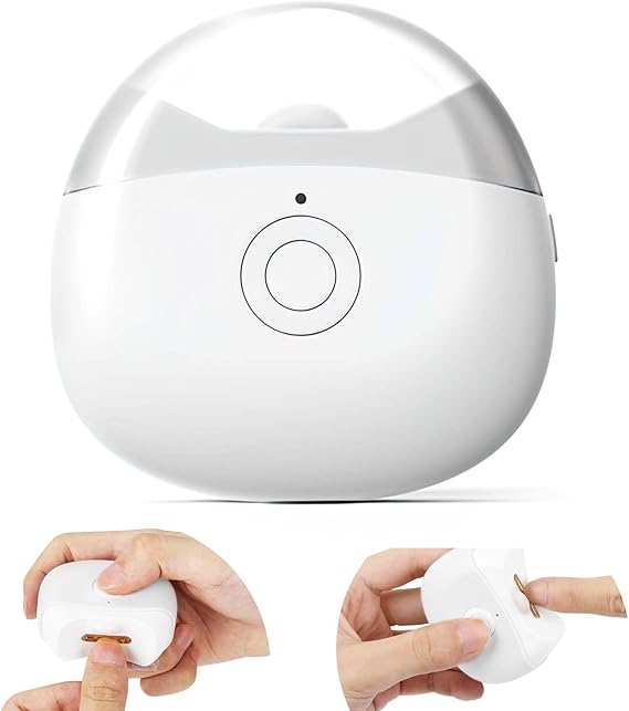Darziq electric nail clipper for babies, compact and safe design for easy nail trimming and grooming.