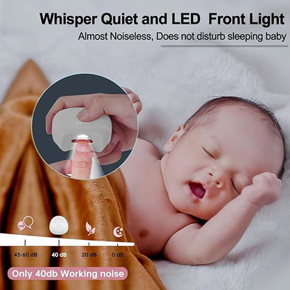 Darziq electric nail clipper for babies, compact and safe, designed for gentle nail trimming in toys, games, and baby accessories.