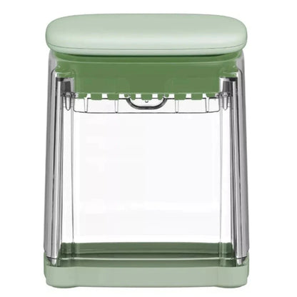 Darziq DLC manual vegetable slicer with stainless steel blades and adjustable settings for home kitchen use.