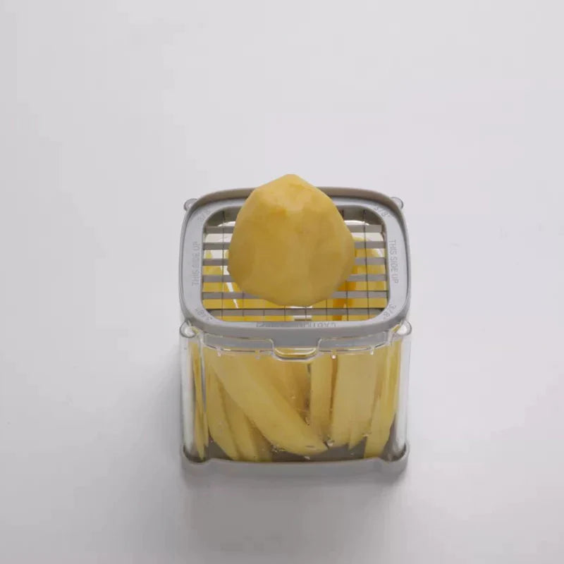 Darziq DLC manual vegetable slicer with stainless steel blades for efficient kitchen prep and slicing of vegetables.