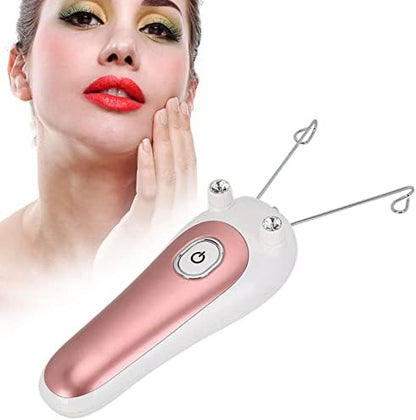 Darziq electric facial threading device for hair removal, compact and handheld for gentle, precise facial hair removal.