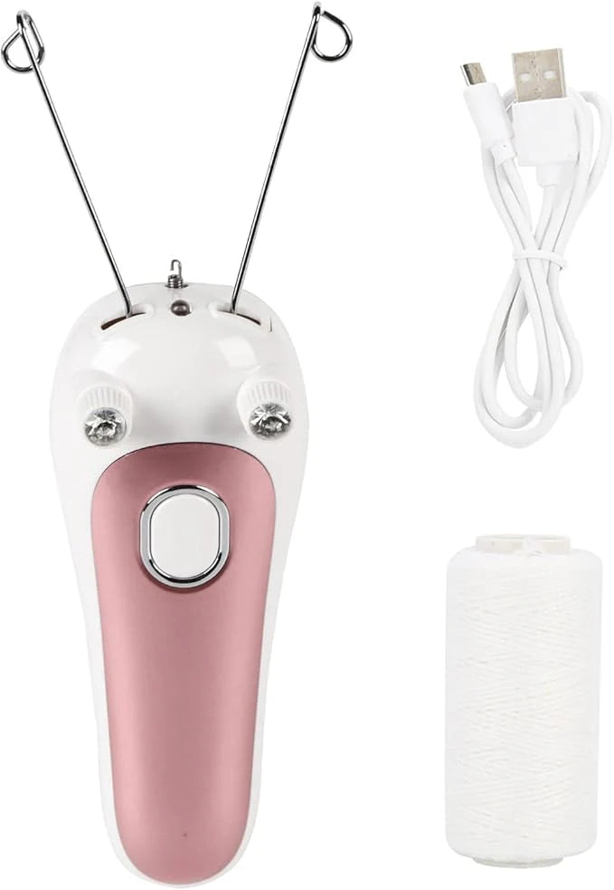 Darziq electric facial threading device for hair removal, showing a close-up of the sleek handheld tool on a white background.