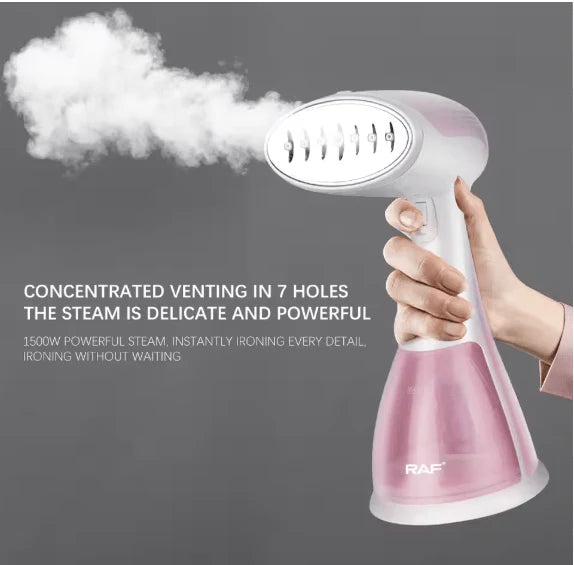 Darziq hand hanging ironing machine for home and kitchen use, compact and easy to operate for efficient clothing ironing.