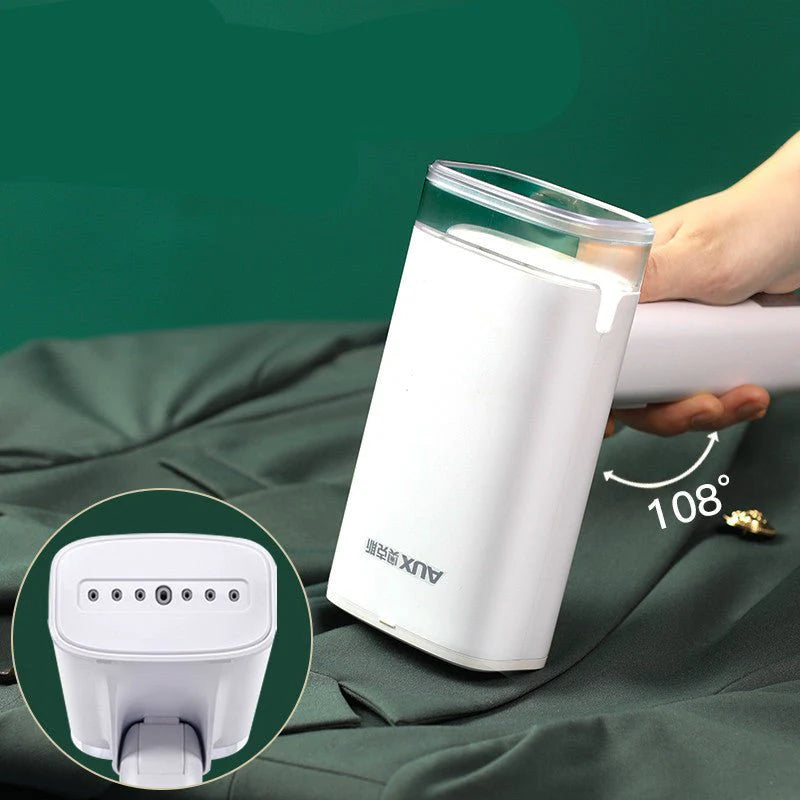 Darziq portable handheld garment steamer for clothes, compact and easy to use for quick ironing and steaming at home.