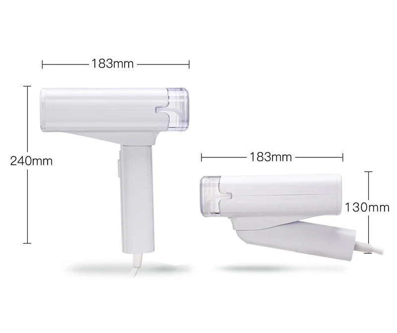 Darziq portable handheld garment steamer with a compact design, ideal for quick and easy clothes steaming at home or on the go.