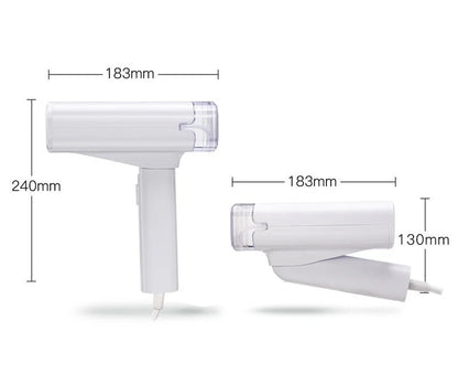 Darziq portable handheld garment steamer with a compact design, ideal for quick and easy clothes steaming at home or on the go.