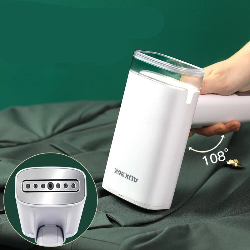 Darziq portable handheld garment steamer for clothes, compact and easy to use for home and travel garment steaming.