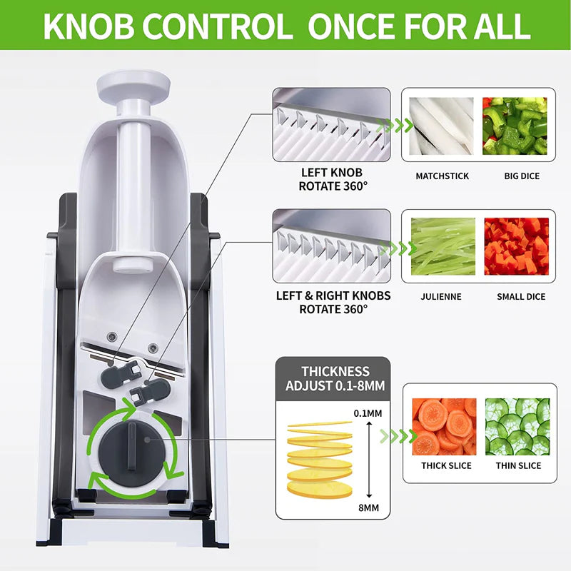 Darziq manual vegetable cutter for home and kitchen, featuring stainless steel blades and ergonomic handle for easy vegetable slicing.