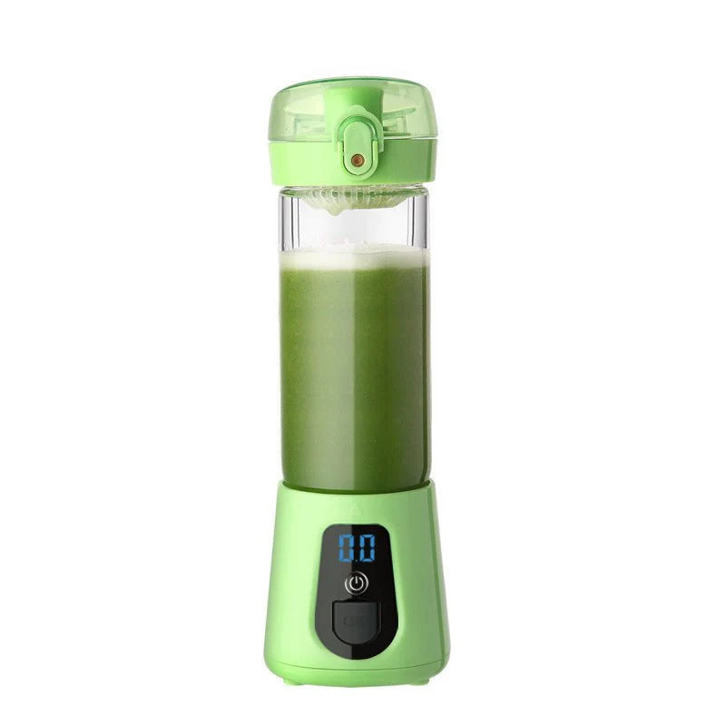 Darziq mini electric glass juicer, portable and rechargeable, perfect for making fresh juice at home or on the go.