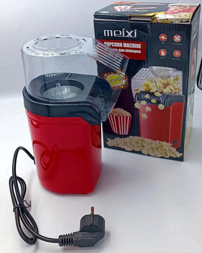 Darziq Mini Popcorn Machine for home and kitchen, compact design with freshly popped popcorn visible in the image.