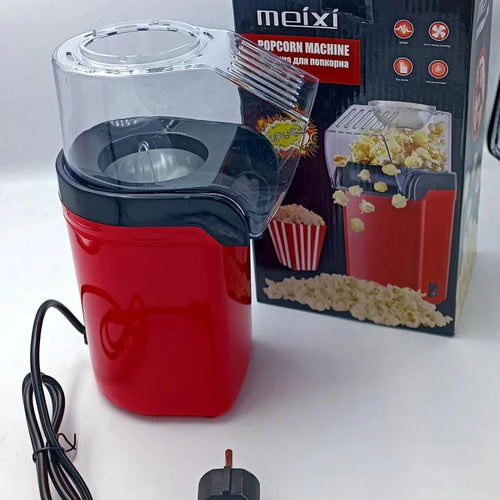 Darziq Mini Popcorn Machine for home and kitchen, compact design with freshly popped popcorn visible in the image.