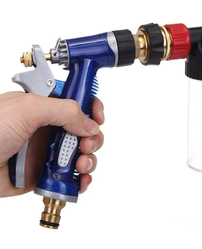 Darziq multifunctional foam car wash water gun for efficient cleaning, featuring adjustable foam spray for car accessories.
