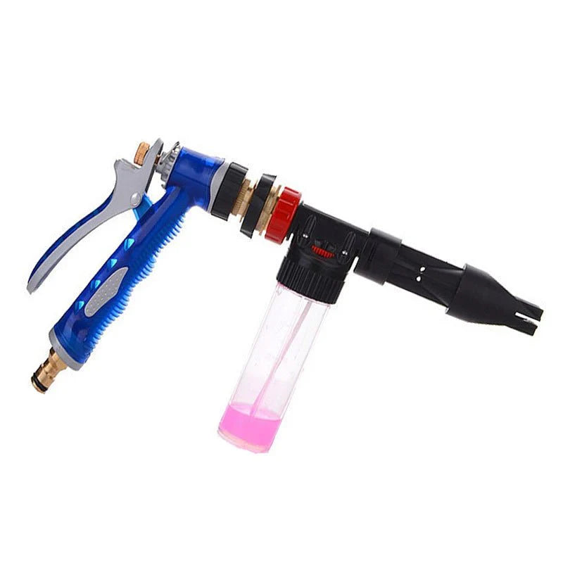 Darziq multifunctional foam car wash water gun for car cleaning, with adjustable nozzle and foam dispensing features.
